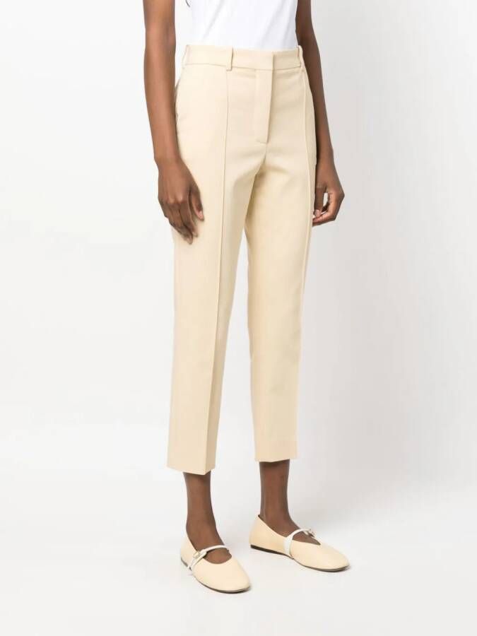 Lanvin Pantalon met toelopende pijpen Beige