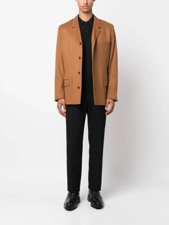 Lanvin Poloshirt met lange mouwen Zwart