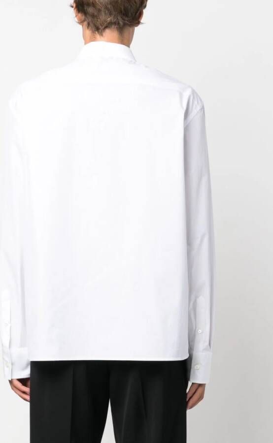 Lanvin Popeline overhemd Wit