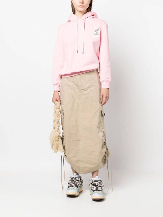 Lanvin Hoodie met trekkoord Roze