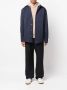 Lanvin Shirtjack van scheerwol Blauw - Thumbnail 2
