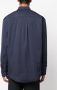 Lanvin Shirtjack van scheerwol Blauw - Thumbnail 4