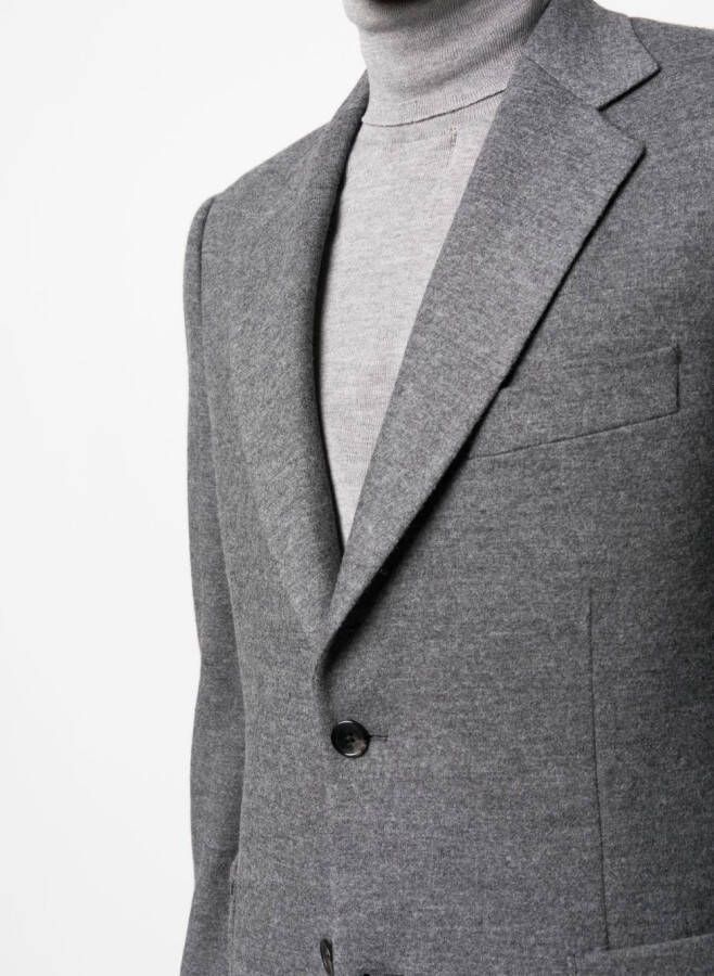 Lanvin Colbert met enkele rij knopen Grijs
