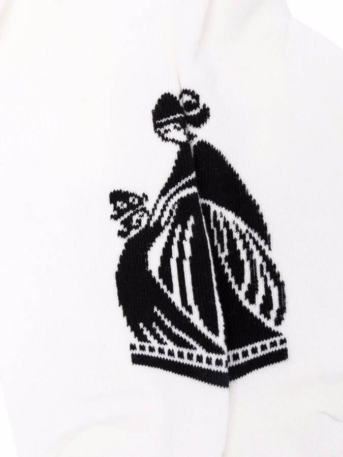 Lanvin Sokken met logo Wit