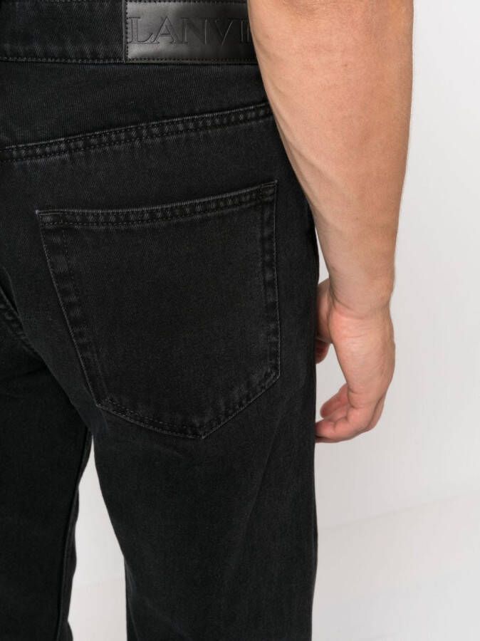 Lanvin Straight jeans Zwart