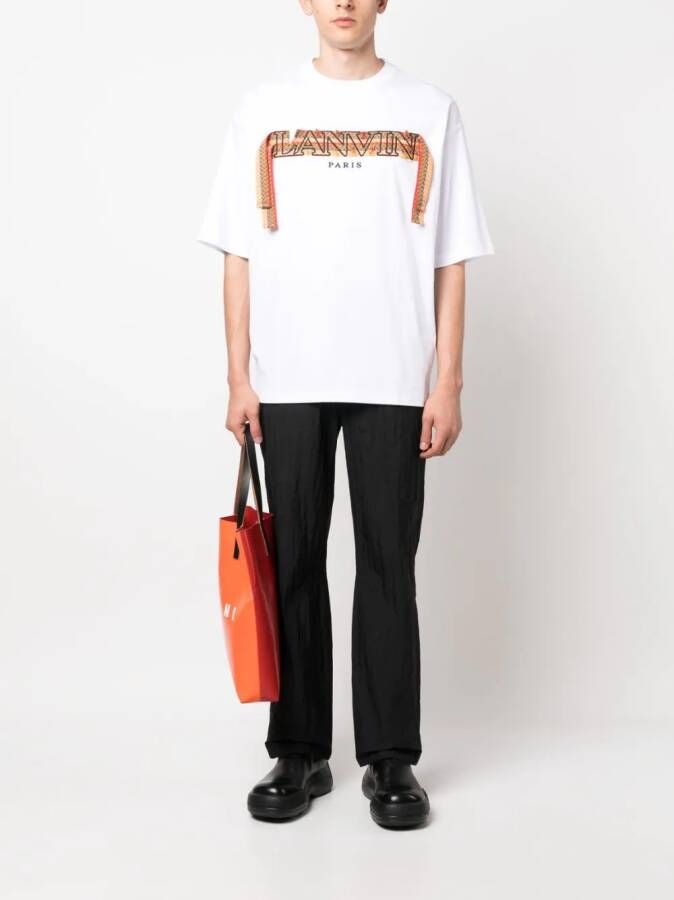 Lanvin T-shirt met borduurwerk Wit