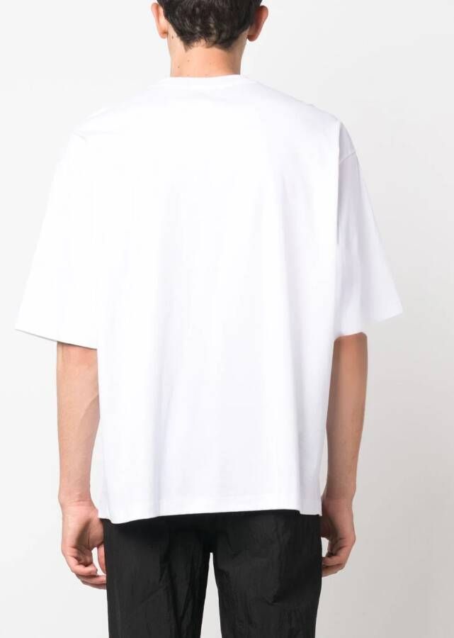 Lanvin T-shirt met borduurwerk Wit