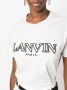 Lanvin T-shirt met geborduurd logo Grijs - Thumbnail 5