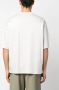 Lanvin T-shirt met geborduurd logo Grijs - Thumbnail 4