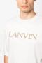 Lanvin T-shirt met geborduurd logo Grijs - Thumbnail 5