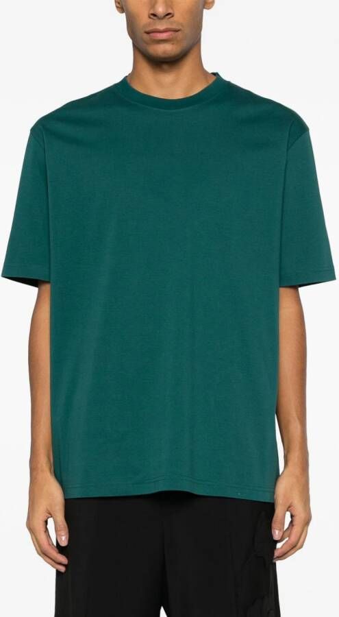 Lanvin T-shirt met geborduurd logo Groen