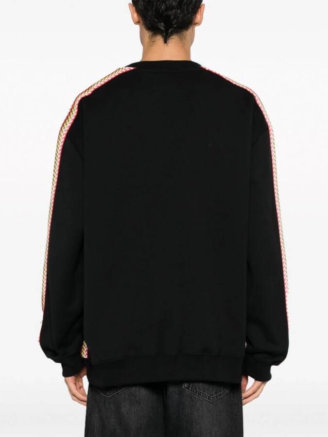 Lanvin T-shirt verfraaid met kant Zwart