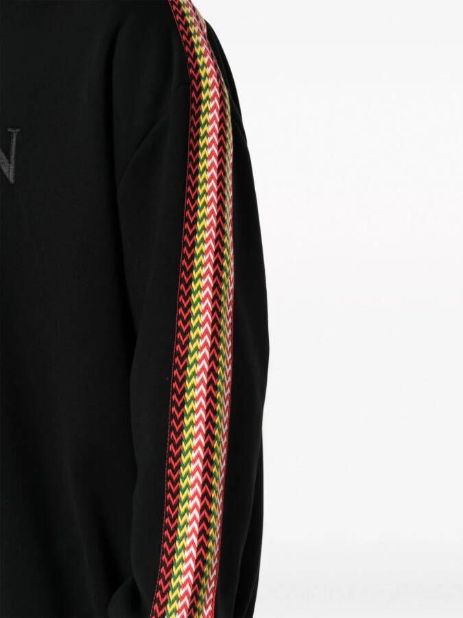 Lanvin T-shirt verfraaid met kant Zwart