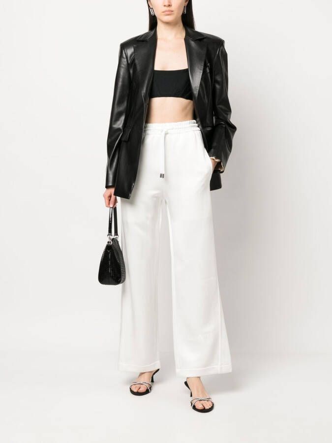 Lanvin Trainingsbroek met wijde pijpen Wit