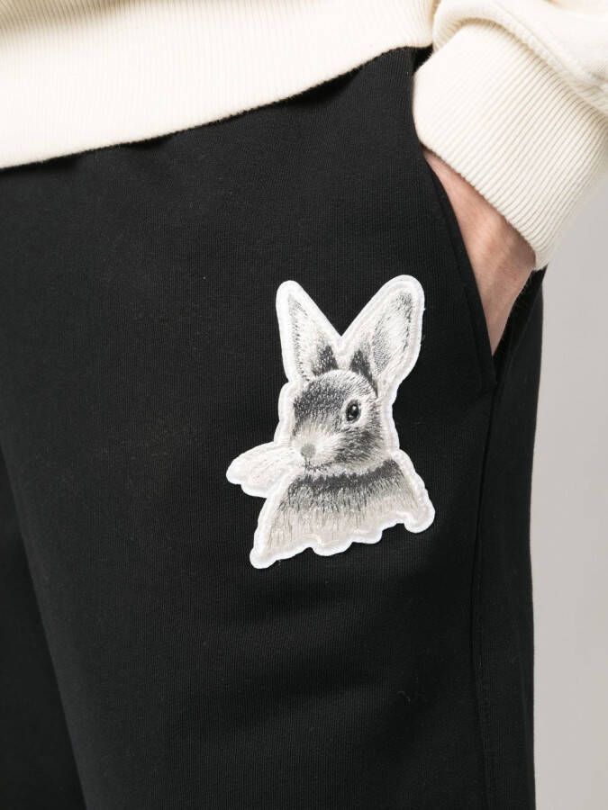 Lanvin Trainingsbroek met wijde pijpen Zwart