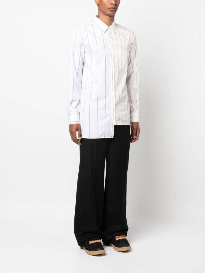 Lanvin Overhemd met krijtstreep Wit