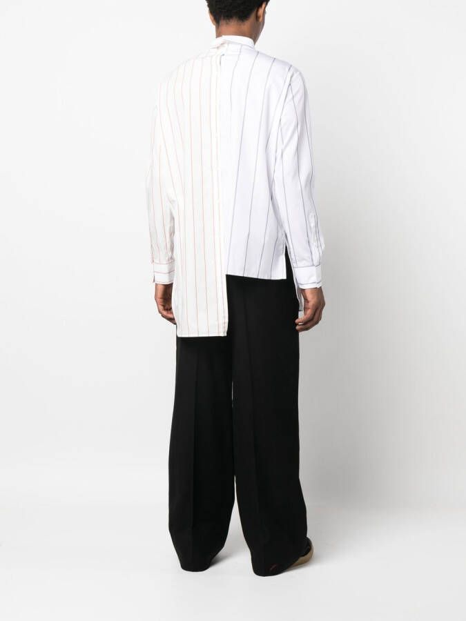 Lanvin Overhemd met krijtstreep Wit