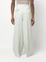 Lanvin Broek met wijde pijpen Groen - Thumbnail 4