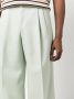 Lanvin Broek met wijde pijpen Groen - Thumbnail 5