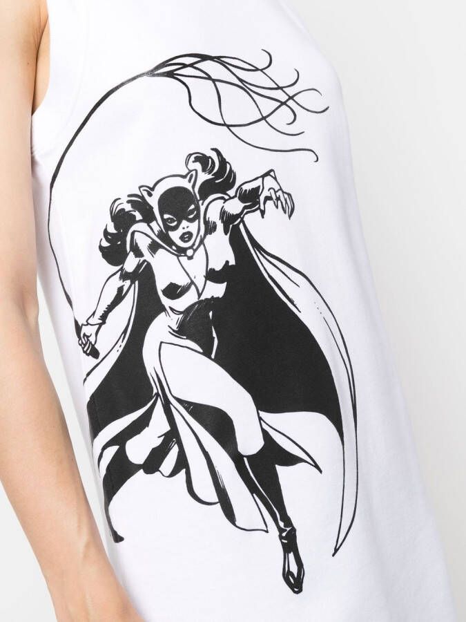 Lanvin x DC Comics Catoman mini-jurk Wit