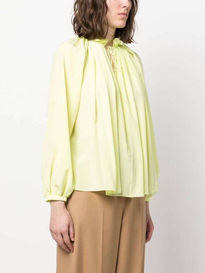 Lanvin Zijden blouse Groen