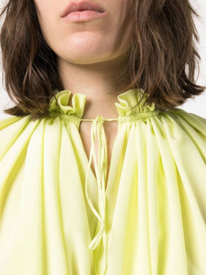 Lanvin Zijden blouse Groen