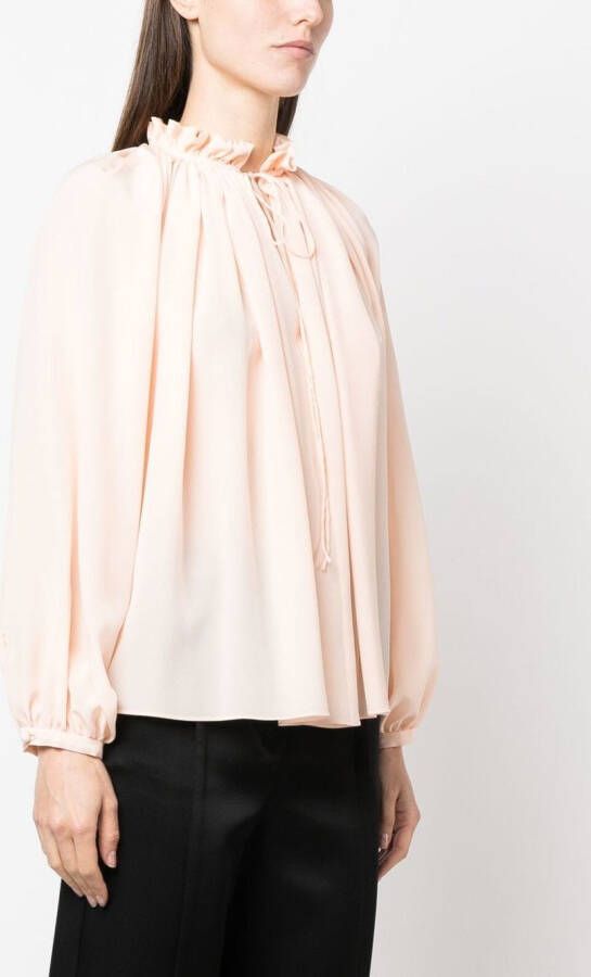 Lanvin Zijden blouse Oranje