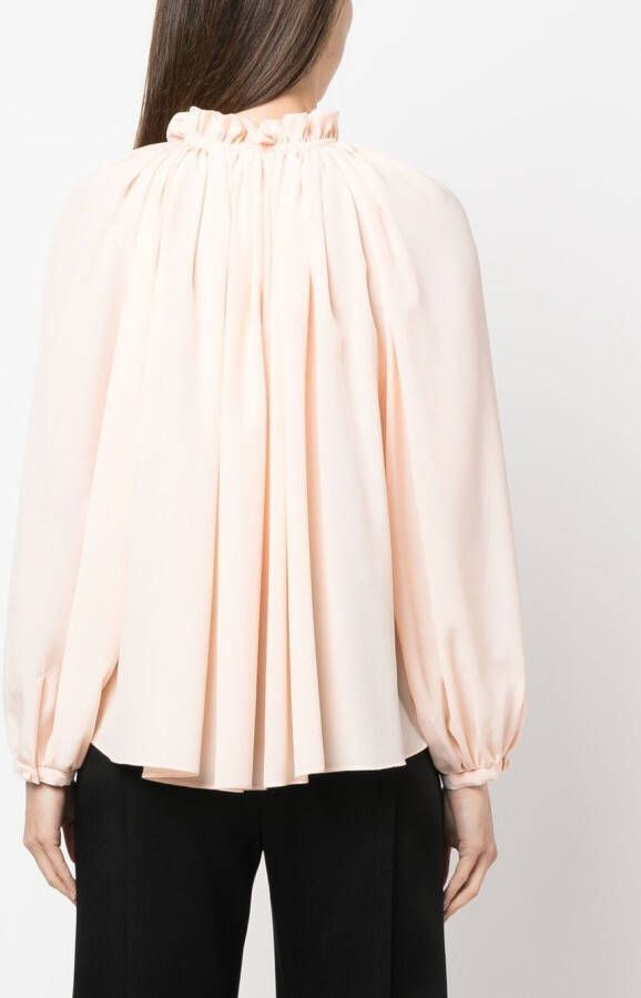 Lanvin Zijden blouse Oranje