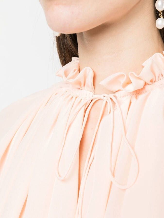 Lanvin Zijden blouse Oranje