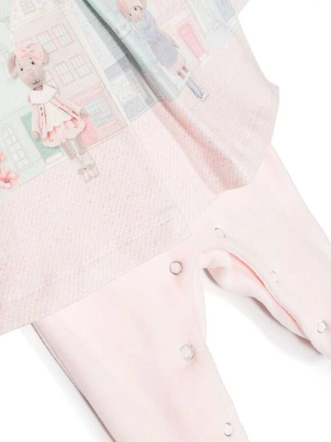Lapin House Pyjama met print Roze