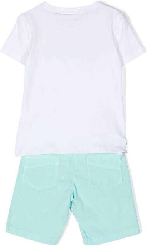 Lapin House Shorts en shirt met print Wit