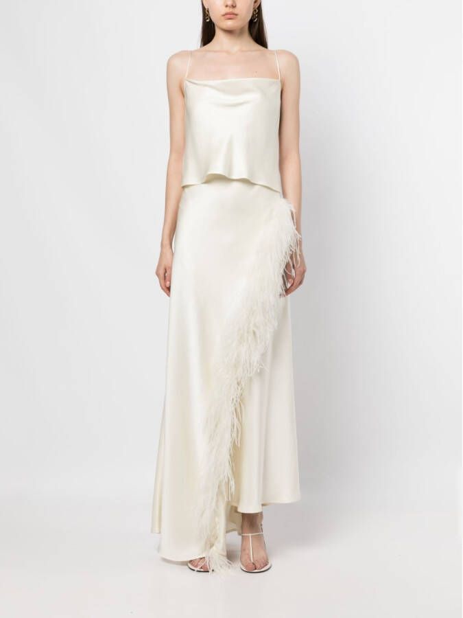 LAPOINTE Glanzende top Wit