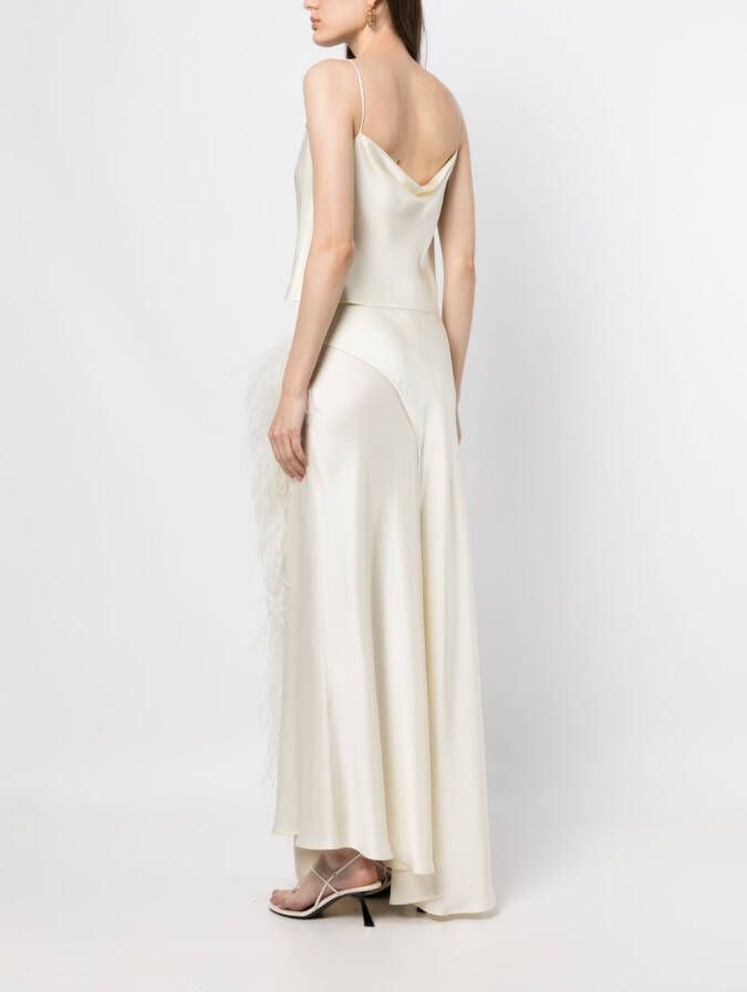 LAPOINTE Glanzende top Wit