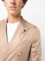 Lardini Blazer met dubbele rij knopen Beige - Thumbnail 5