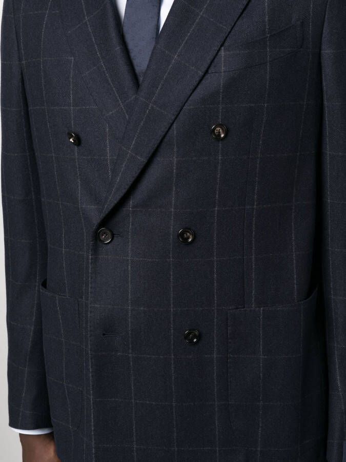 Lardini Blazer met dubbele rij knopen Blauw