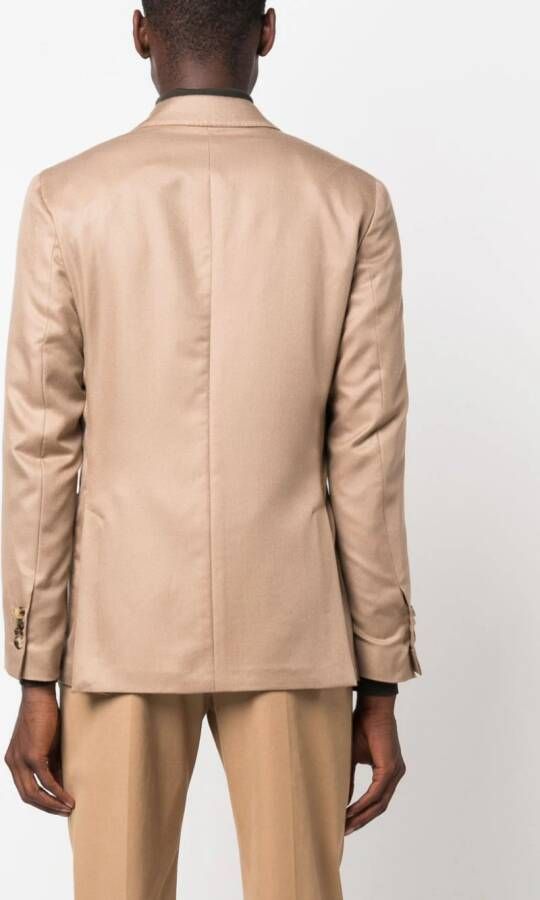 Lardini Blazer met enkele rij knopen Beige