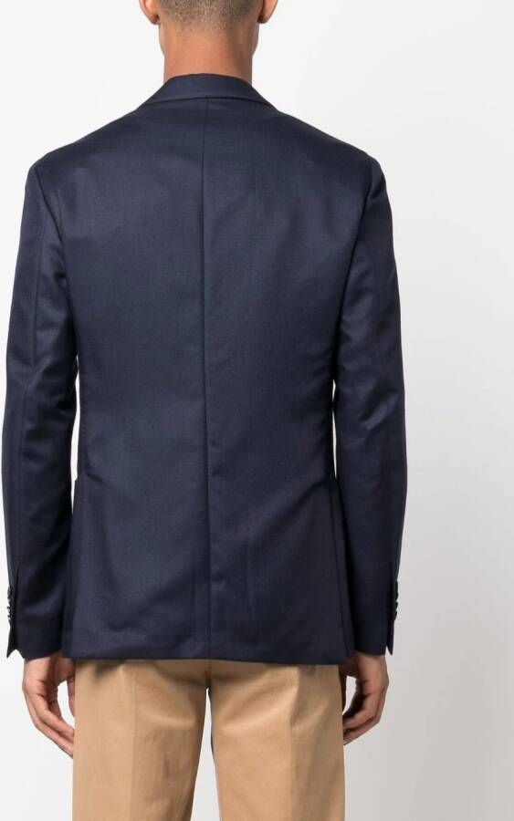 Lardini Blazer met enkele rij knopen Blauw