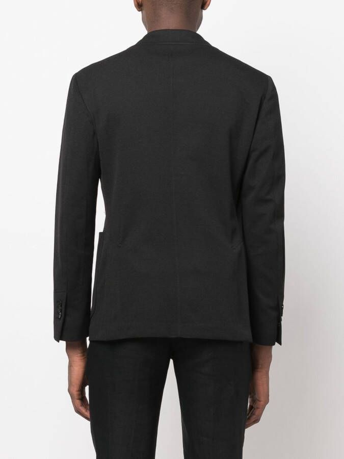 Lardini Blazer met enkele rij knopen Zwart