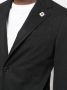 Lardini Blazer met enkele rij knopen Zwart - Thumbnail 5