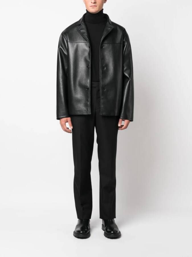 Lardini Broek met toelopende pijpen Zwart