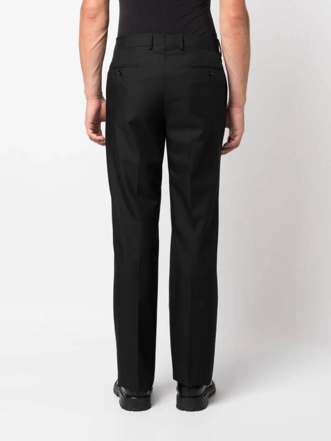 Lardini Broek met toelopende pijpen Zwart