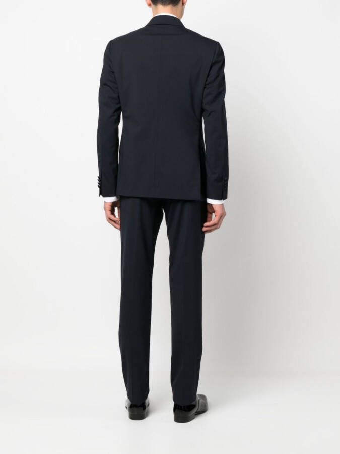 Lardini Pak met dubbele rij knopen Blauw