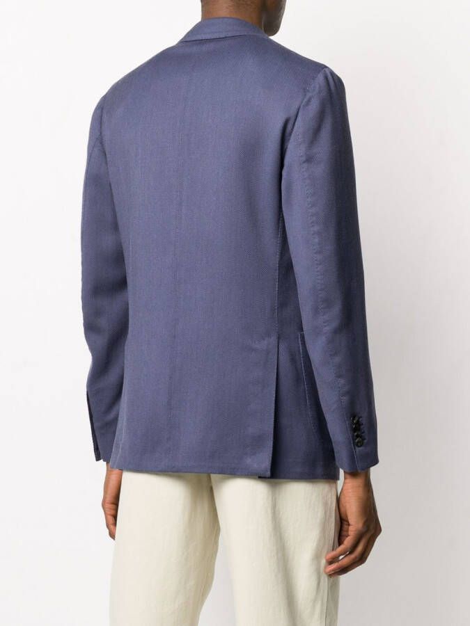 Lardini Fijngebreide blazer Blauw