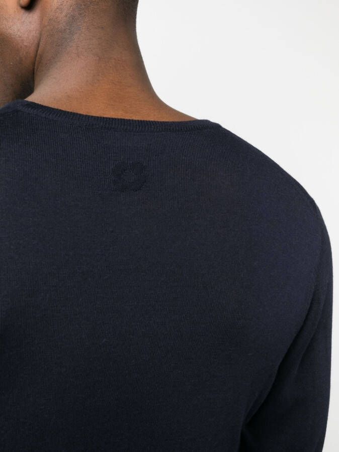 Lardini Fijngebreide sweater Blauw