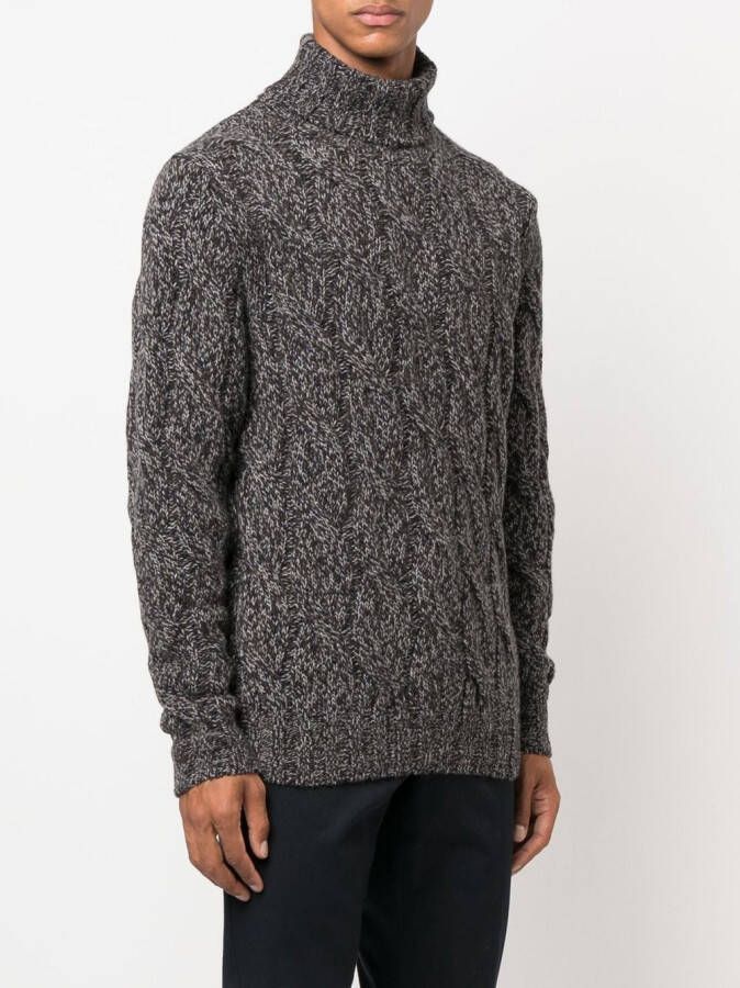 Lardini Gebreide coltrui Bruin