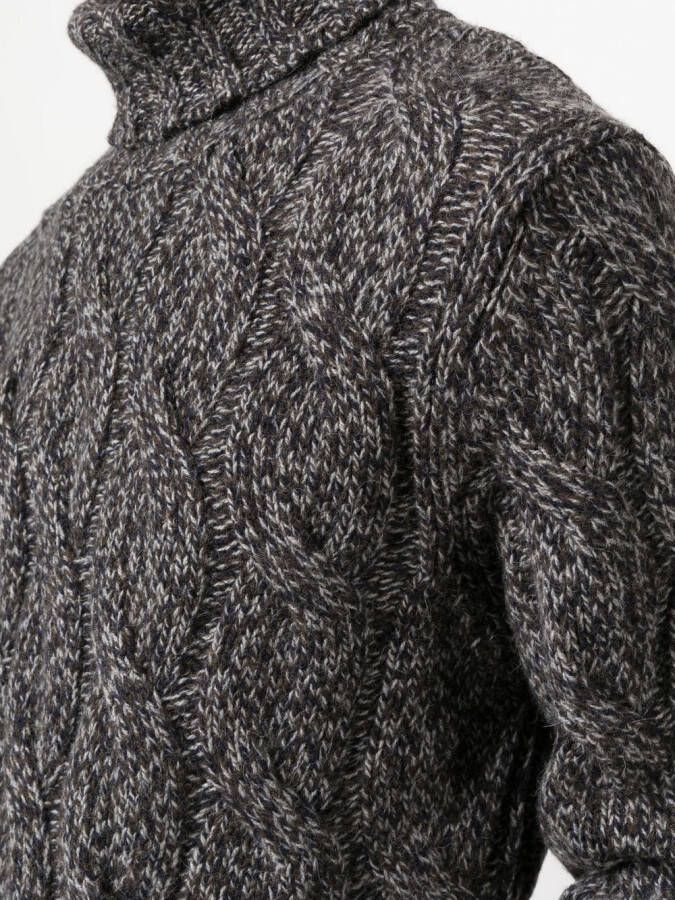 Lardini Gebreide coltrui Bruin