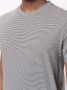 Lardini Gestreept T-shirt Zwart - Thumbnail 5