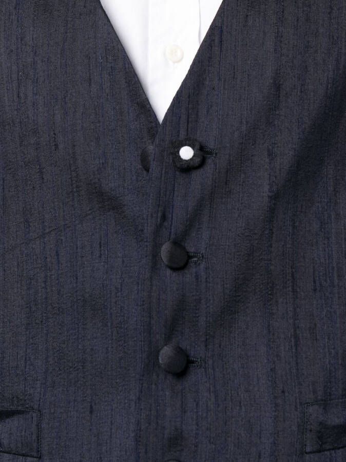Lardini Gilet met logopatch Blauw