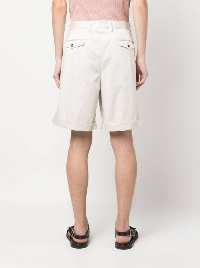 Lardini High waist bermuda shorts Wit