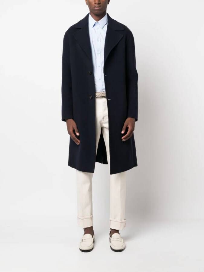 Lardini Jas met enkele rij knopen Blauw